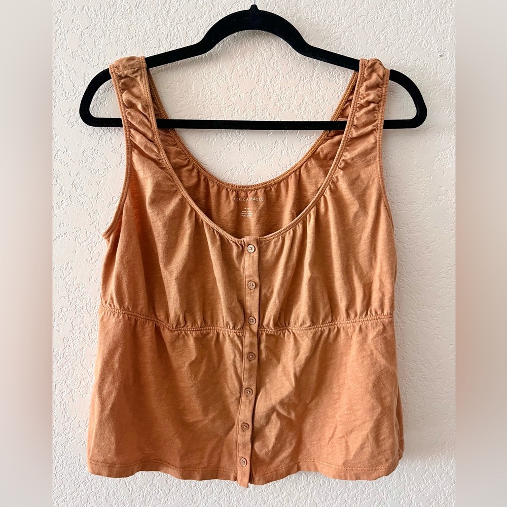 American Eagle Women’s Tank Top, Size Medium, Camel Colored